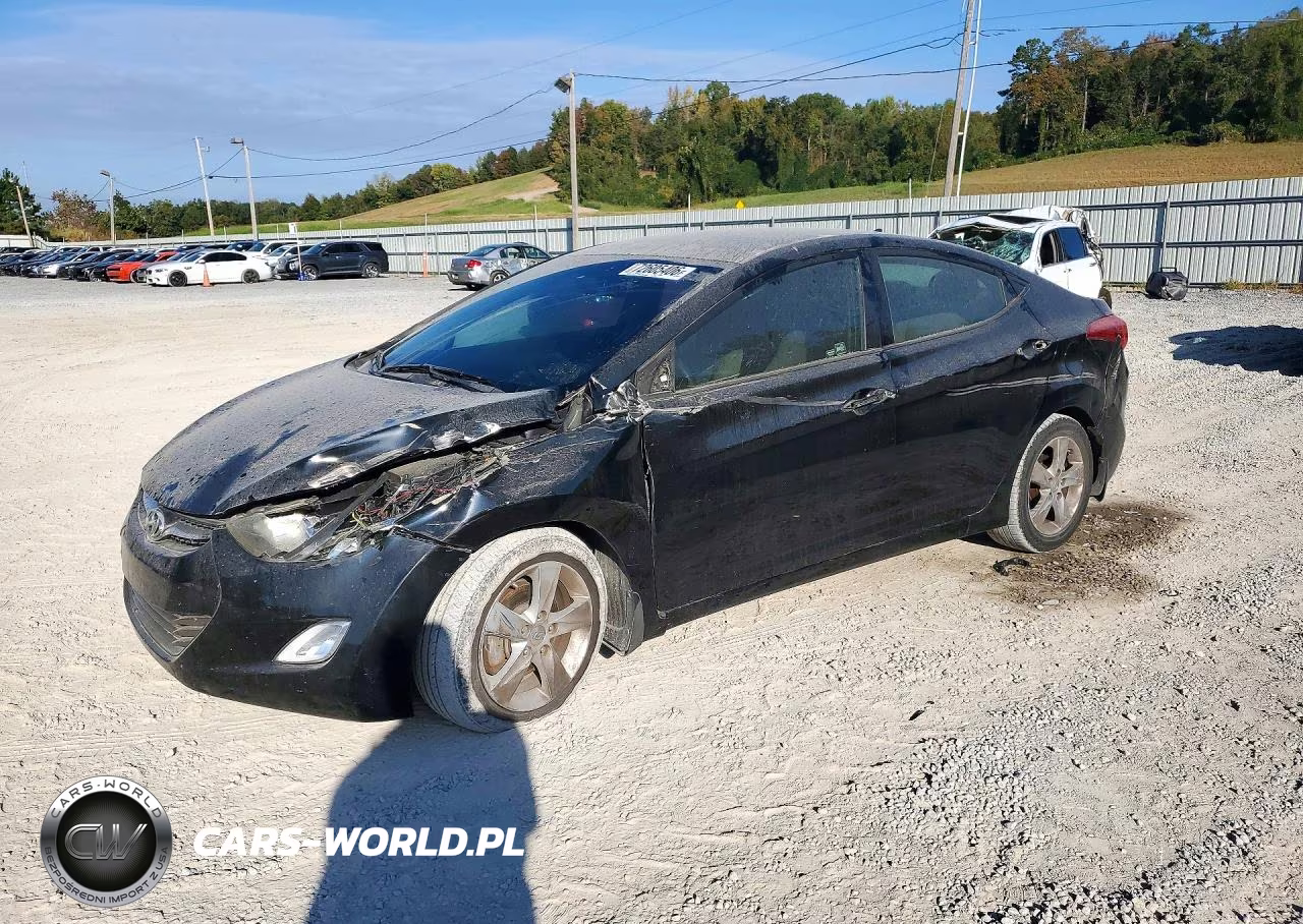 2013 Hyundai Elantra Gls VIN:5NPDH4AE2DH260906 - 1