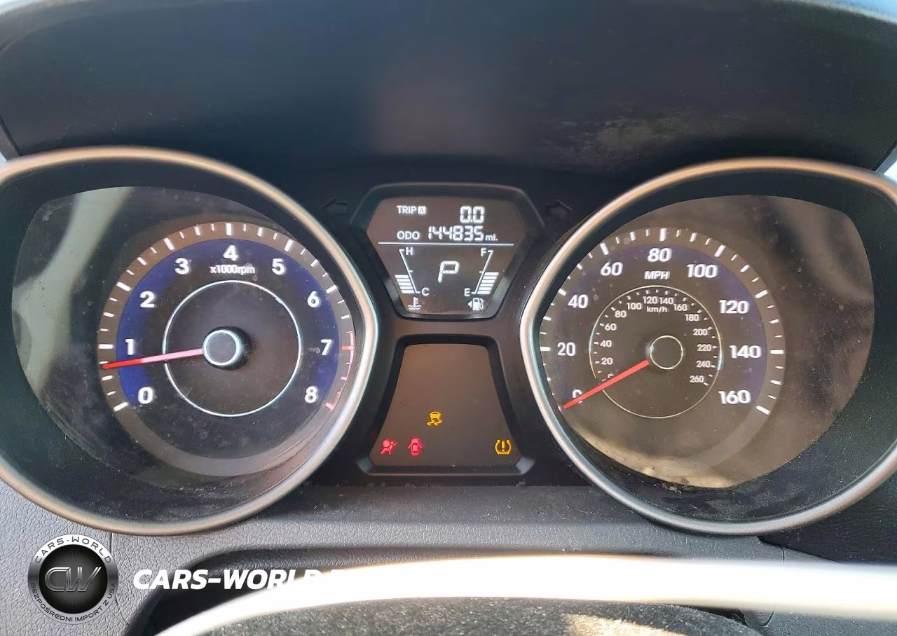 2013 Hyundai Elantra Gls VIN:5NPDH4AE2DH260906 - 9