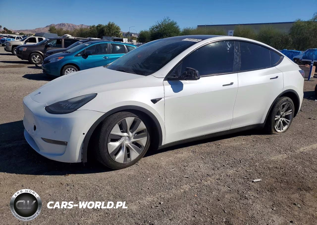 2021 Tesla Model Y VIN:5YJYGDEE0MF174703 - 1
