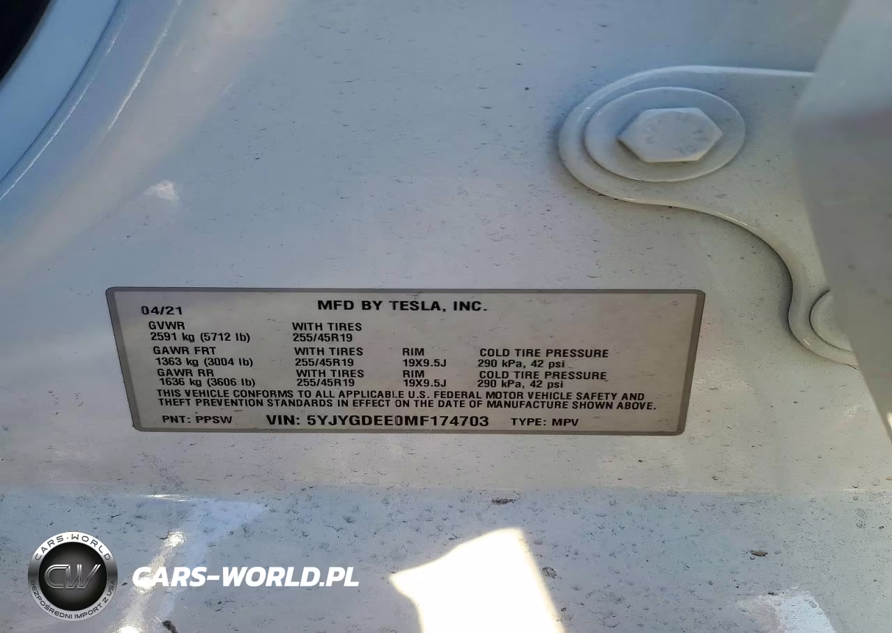 2021 Tesla Model Y VIN:5YJYGDEE0MF174703 - 13