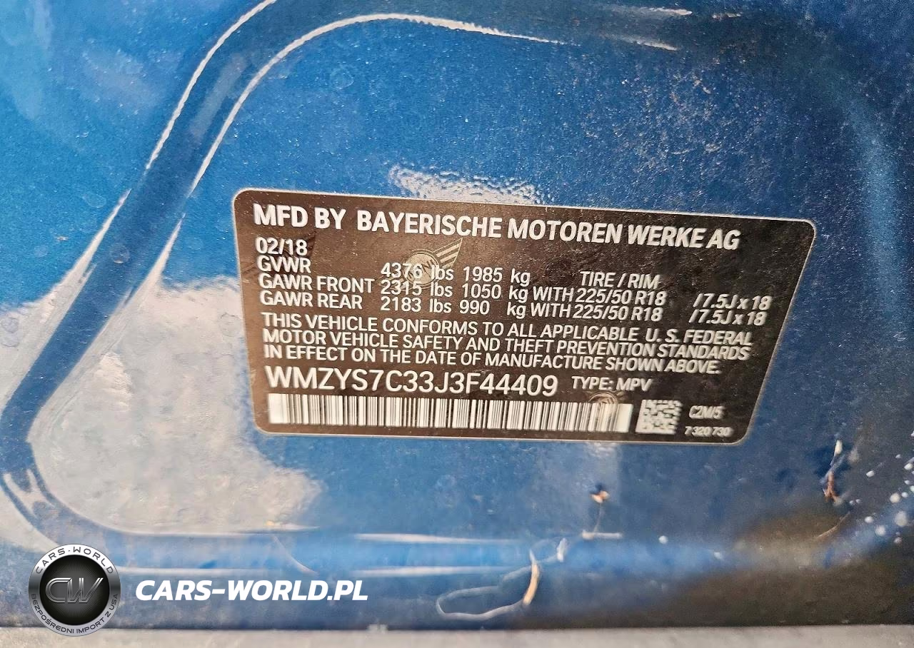 2018 Mini Cooper Countryman VIN:WMZYS7C33J3F44409 - 12