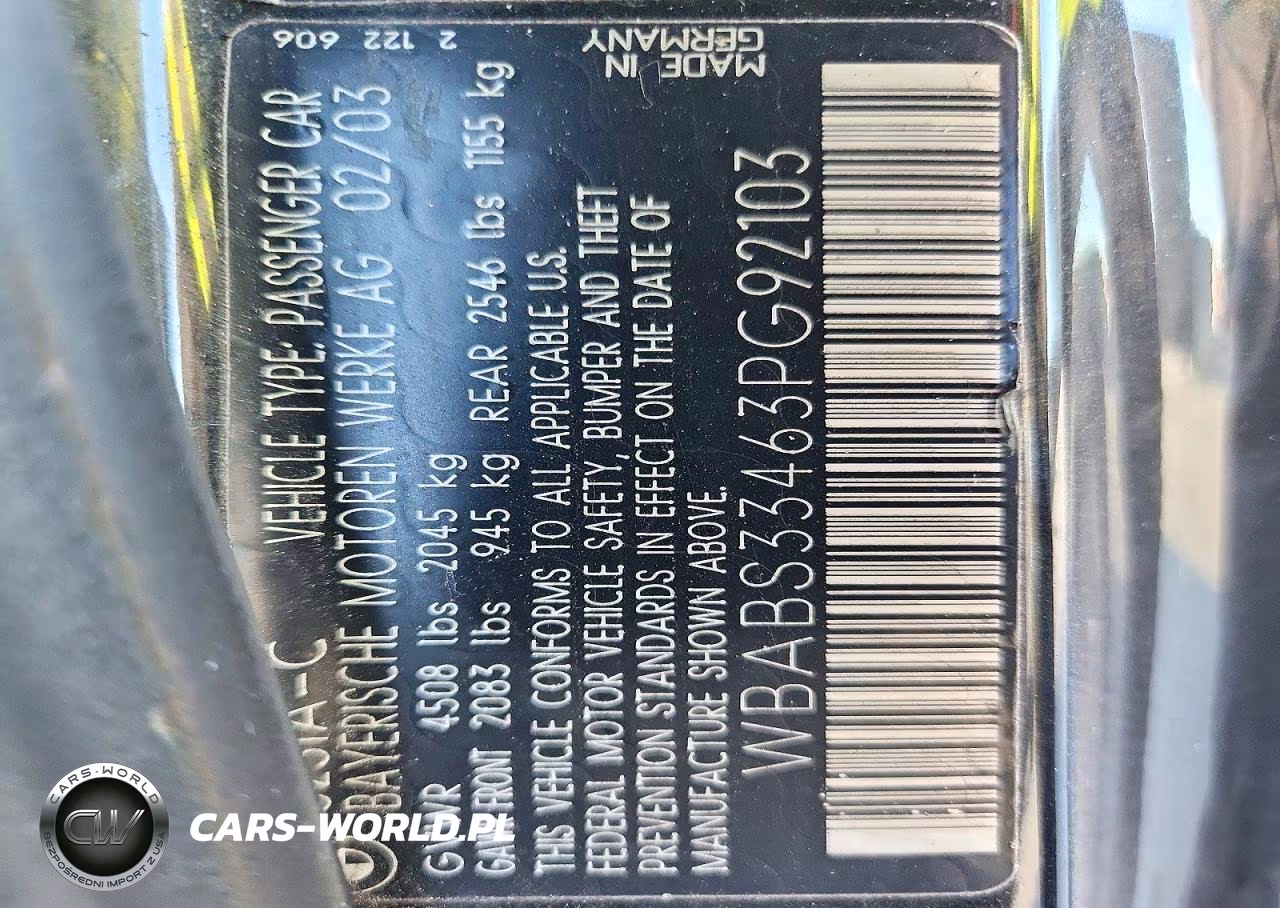 2003 BMW 325 Ci VIN:WBABS33463PG92103 - 12