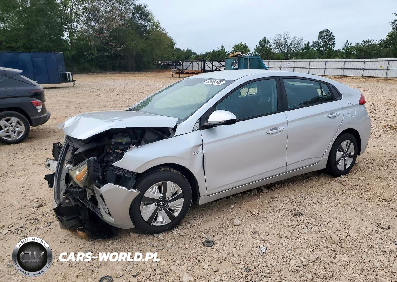 2017 Hyundai Ioniq Blue VIN:KMHC65LC8HU052409 - 1