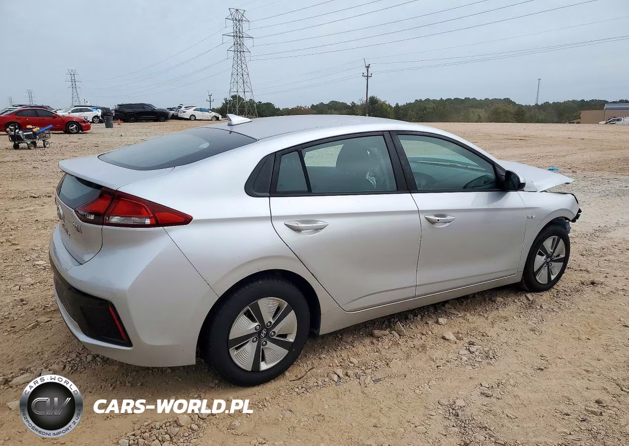 2017 Hyundai Ioniq Blue VIN:KMHC65LC8HU052409 - 3