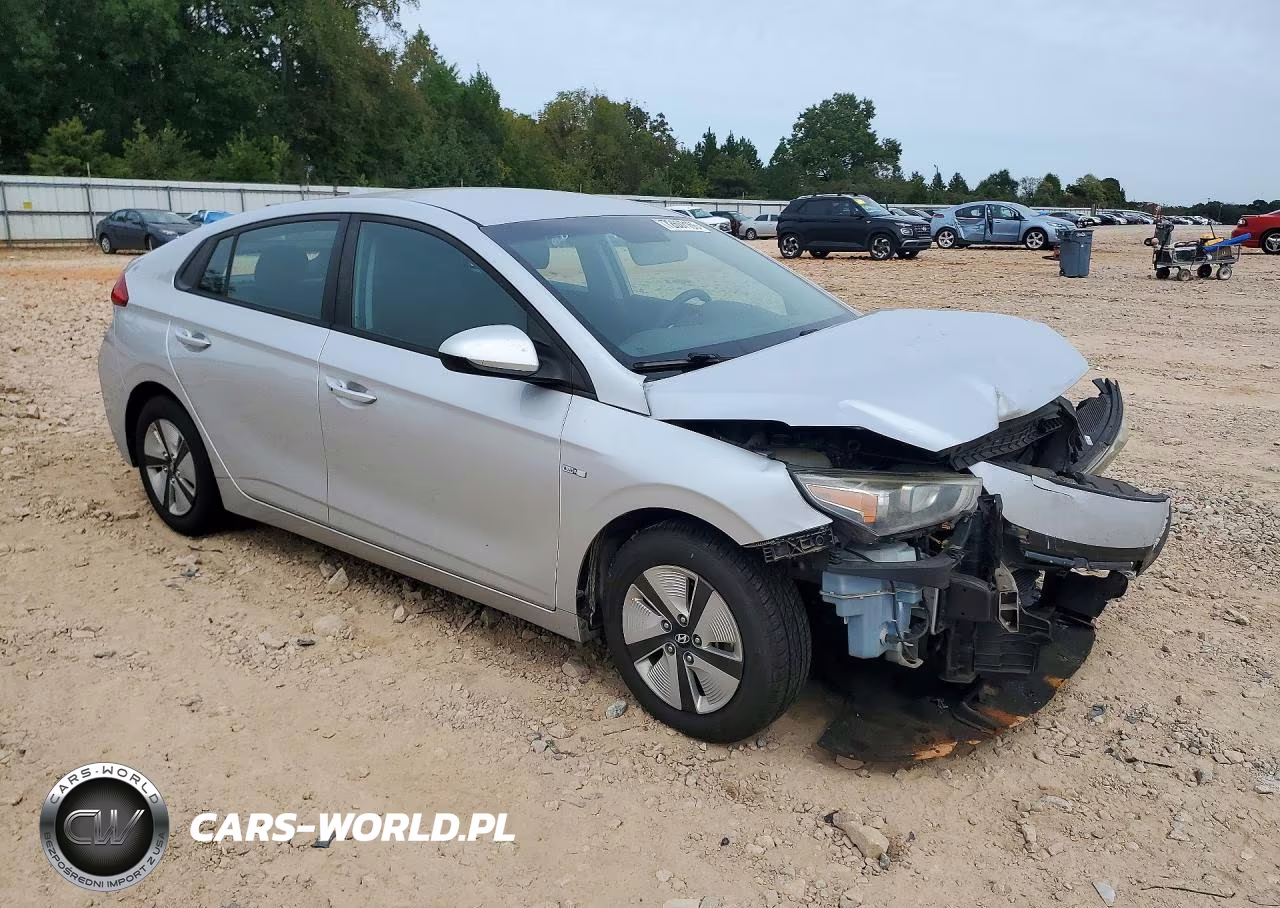 2017 Hyundai Ioniq Blue VIN:KMHC65LC8HU052409 - 4