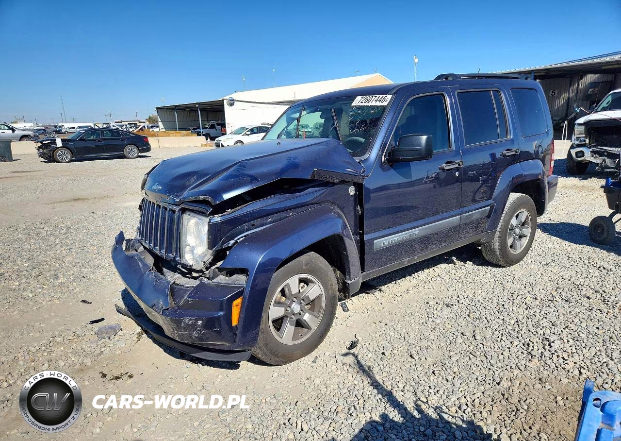 2008 Jeep Liberty Sport VIN:1J8GN28K38W288356 - 1