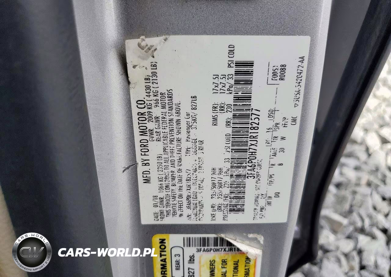 2018 Ford Fusion Se VIN:3FA6P0H7XJR182577 - 12