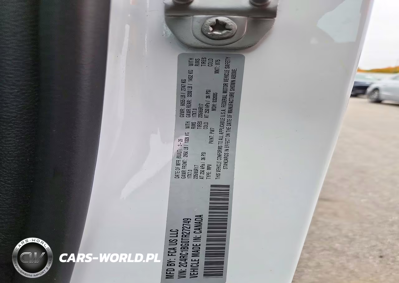2026 Chrysler Pacifica Select VIN:2C4RC1BG0TR272749 - 13