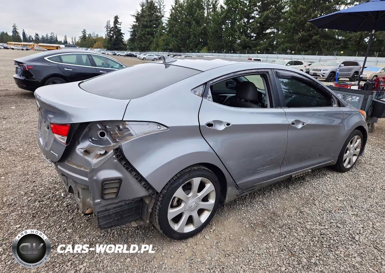 2013 Hyundai Elantra Limited VIN:KMHDH4AE1DU918040 - 3