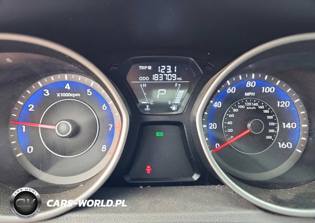 2013 Hyundai Elantra Limited VIN:KMHDH4AE1DU918040 - 9