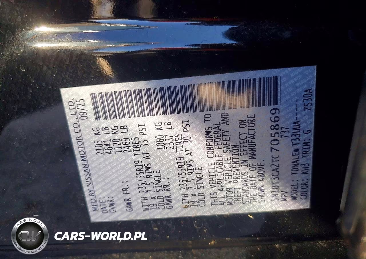 2026 Nissan Rogue Sl VIN:5N1BT3CA2TC705869 - 14