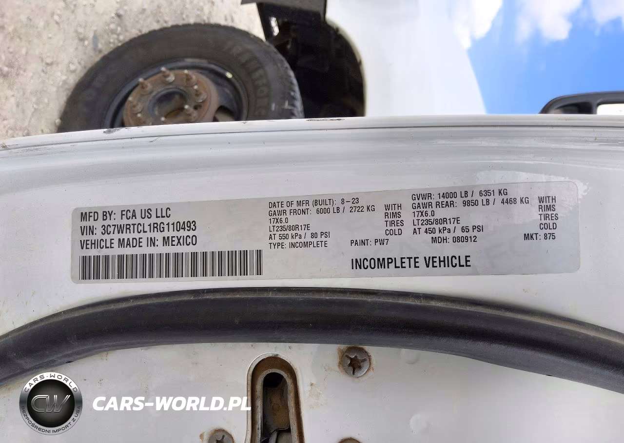 2024 Ram 3500 VIN:3C7WRTCL1RG110493 - 12