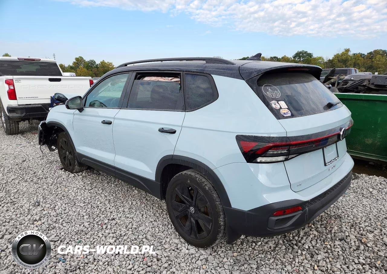 2025 Volkswagen Taos Se Black VIN:3VV3C7B28SM043000 - 2