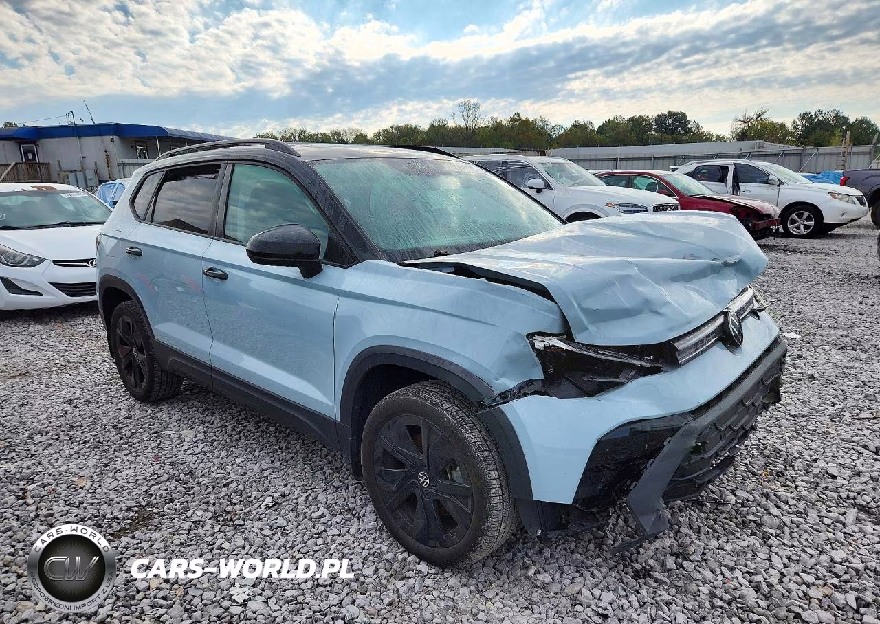 2025 Volkswagen Taos Se Black VIN:3VV3C7B28SM043000 - 4