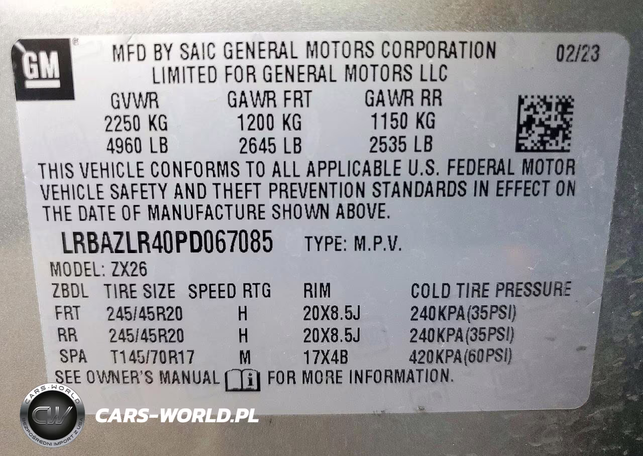 2023 Buick Envision Preferred VIN:LRBAZLR40PD067085 - 13