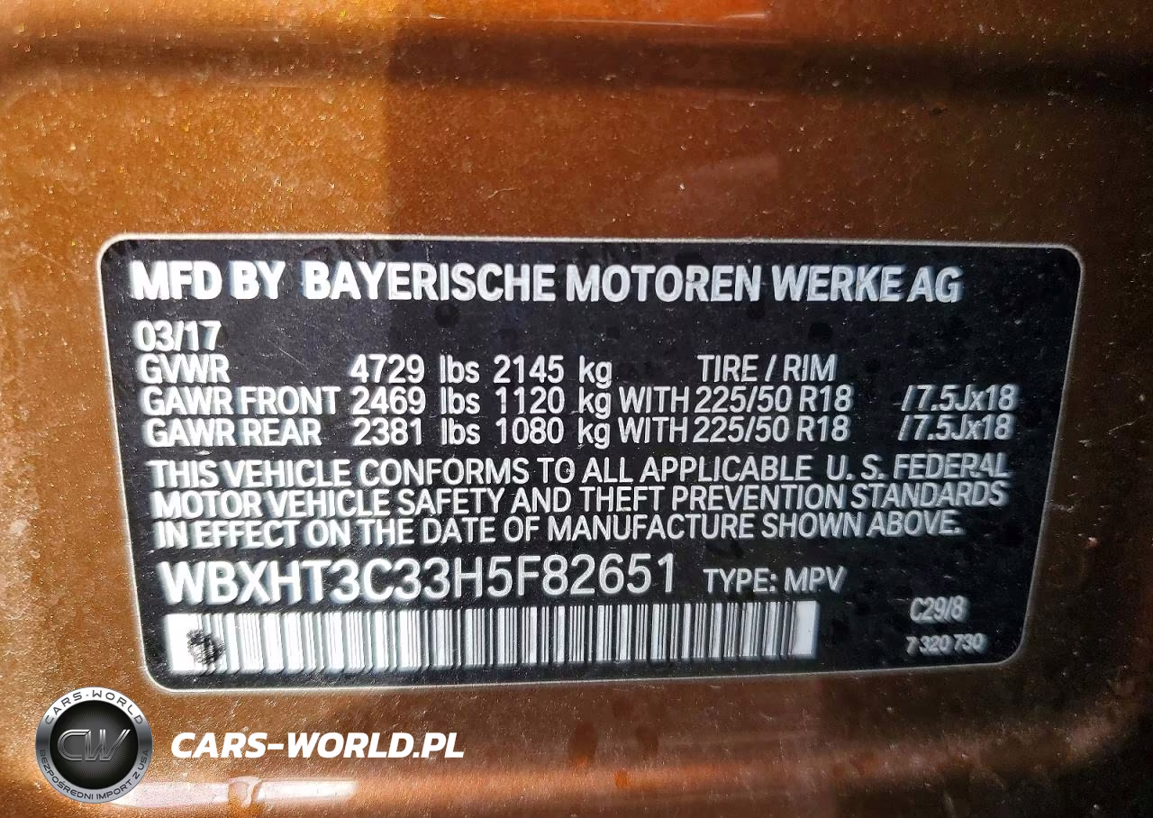 2017 BMW X1 xDrive28I VIN:WBXHT3C33H5F82651 - 13