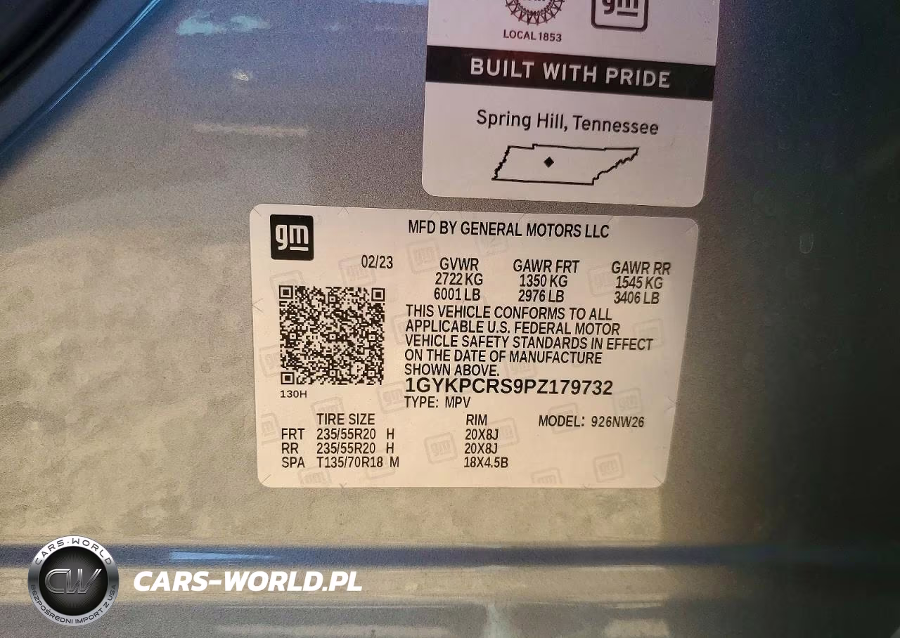 2023 Cadillac Xt6 Premium Luxury VIN:1GYKPCRS9PZ179732 - 13
