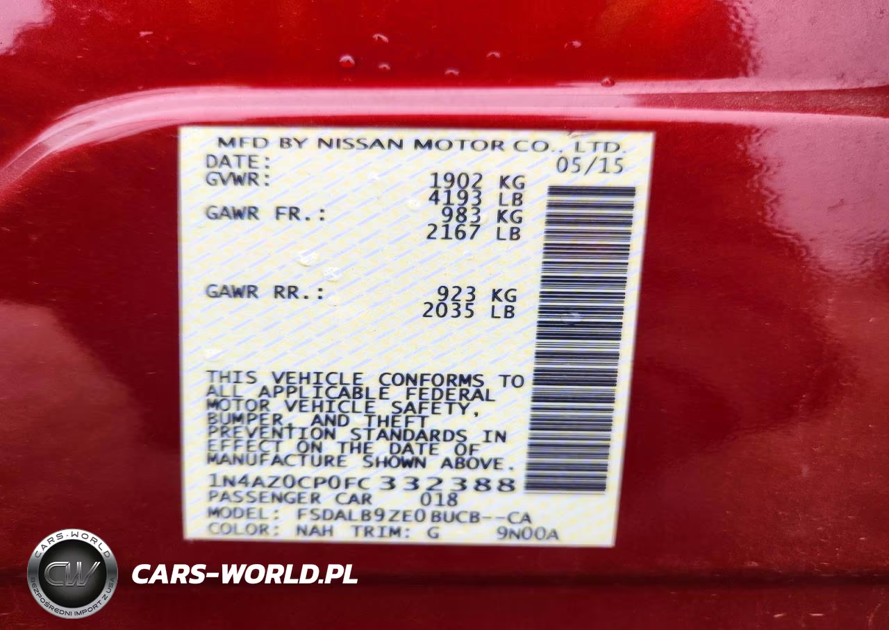 2015 Nissan Leaf S VIN:1N4AZ0CP0FC332388 - 12