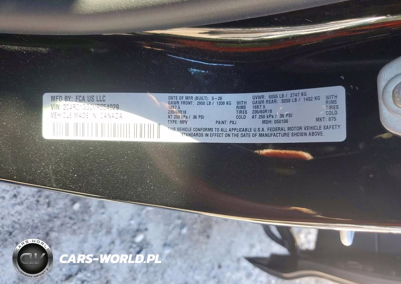 2027 Chrysler Pacifica Limited VIN:2C4RC1GG2VR554029 - 13