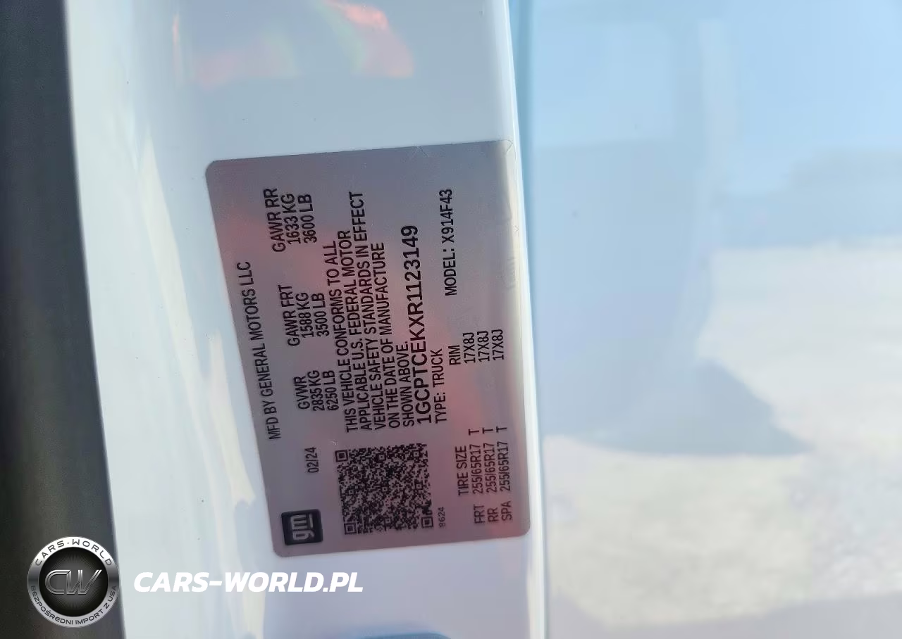 2024 Chevrolet Colorado Lt VIN:1GCPTCEKXR1123149 - 12