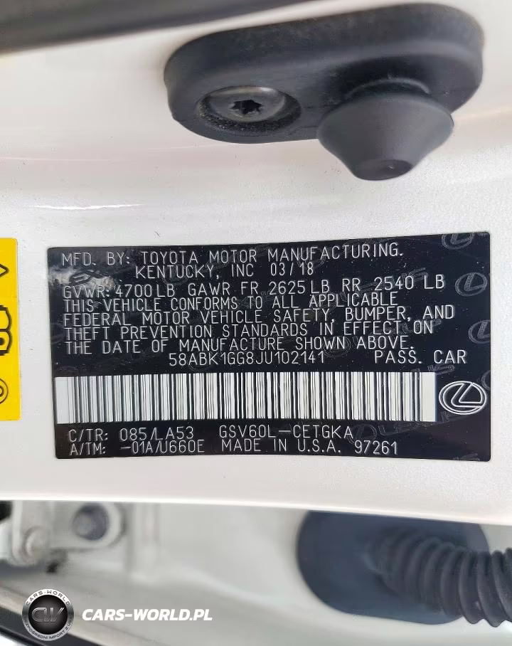 2018 Lexus Es 350 VIN:58ABK1GG8JU102141 - 13