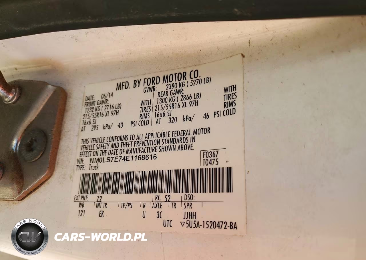 2014 Ford Transit Connect Xl VIN:NM0LS7E74E1168616 - 13