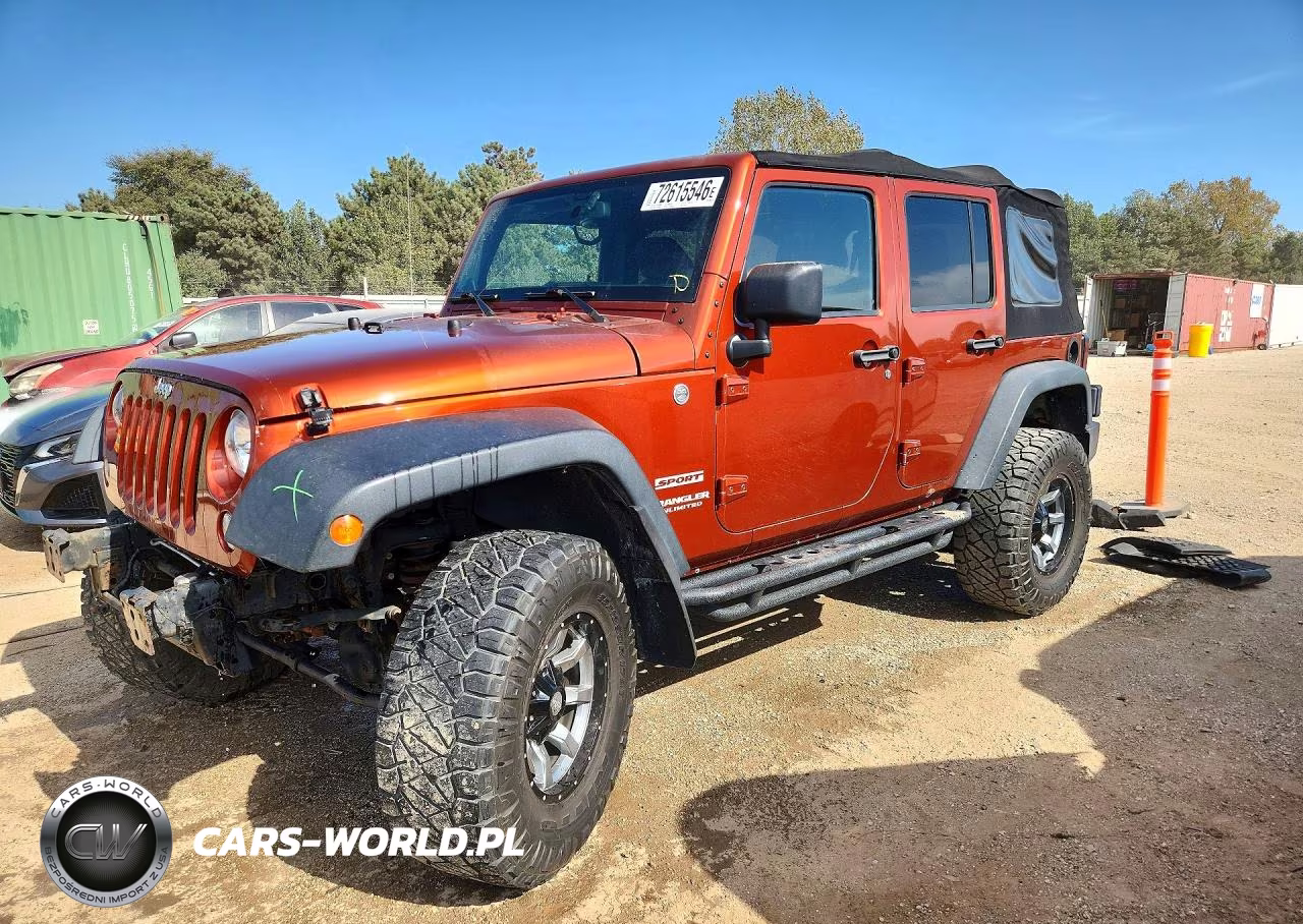 2014 Jeep Wrangler Unlimited Sport VIN:1C4BJWDG5EL199200 - 1