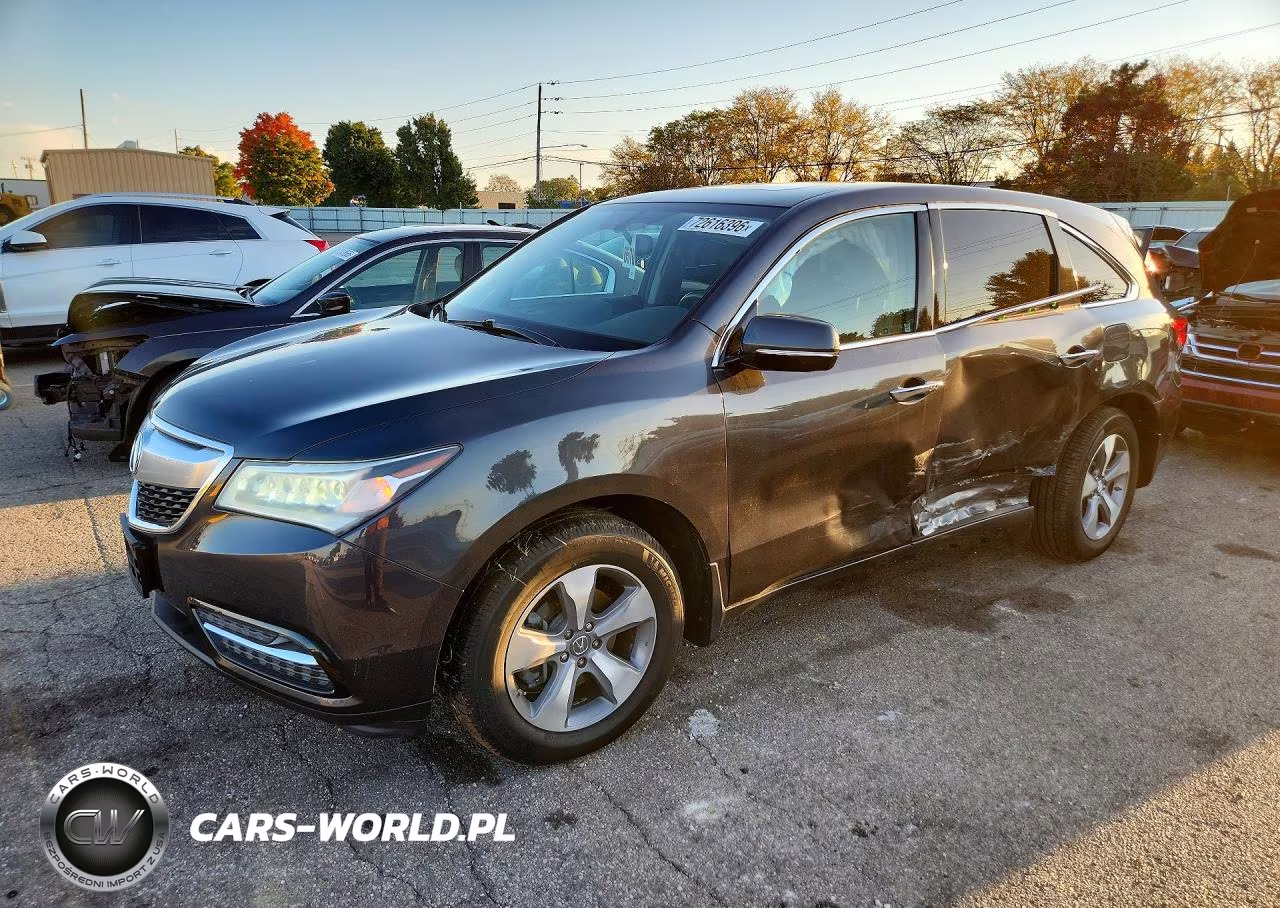 2015 Acura Mdx VIN:5FRYD4H24FB010706 - 1