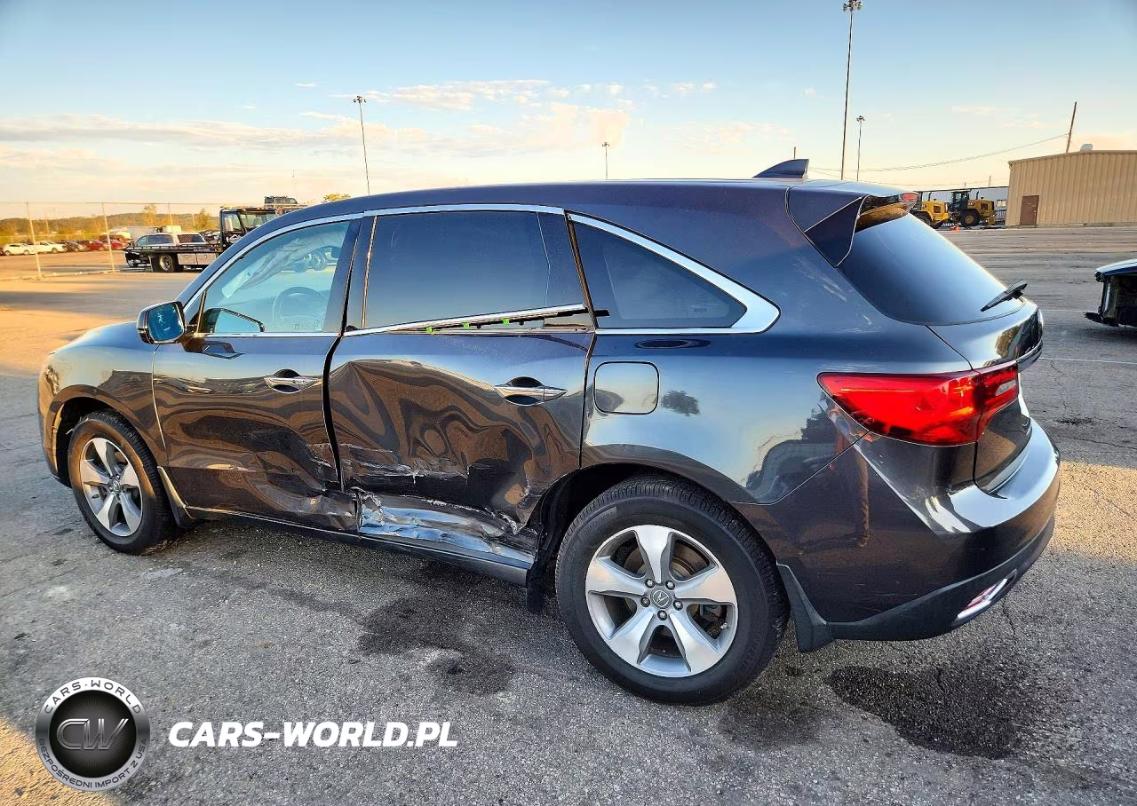 2015 Acura Mdx VIN:5FRYD4H24FB010706 - 2