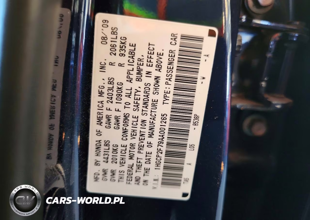 2010 Honda Accord Ex VIN:1HGCP2F79AA001265 - 13