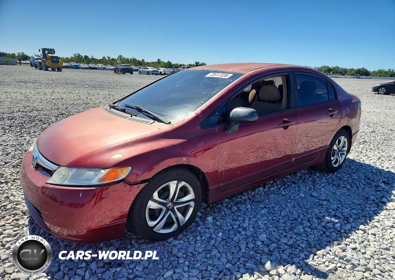 2008 Honda Civic Lx VIN:1HGFA16578L093188 - 1