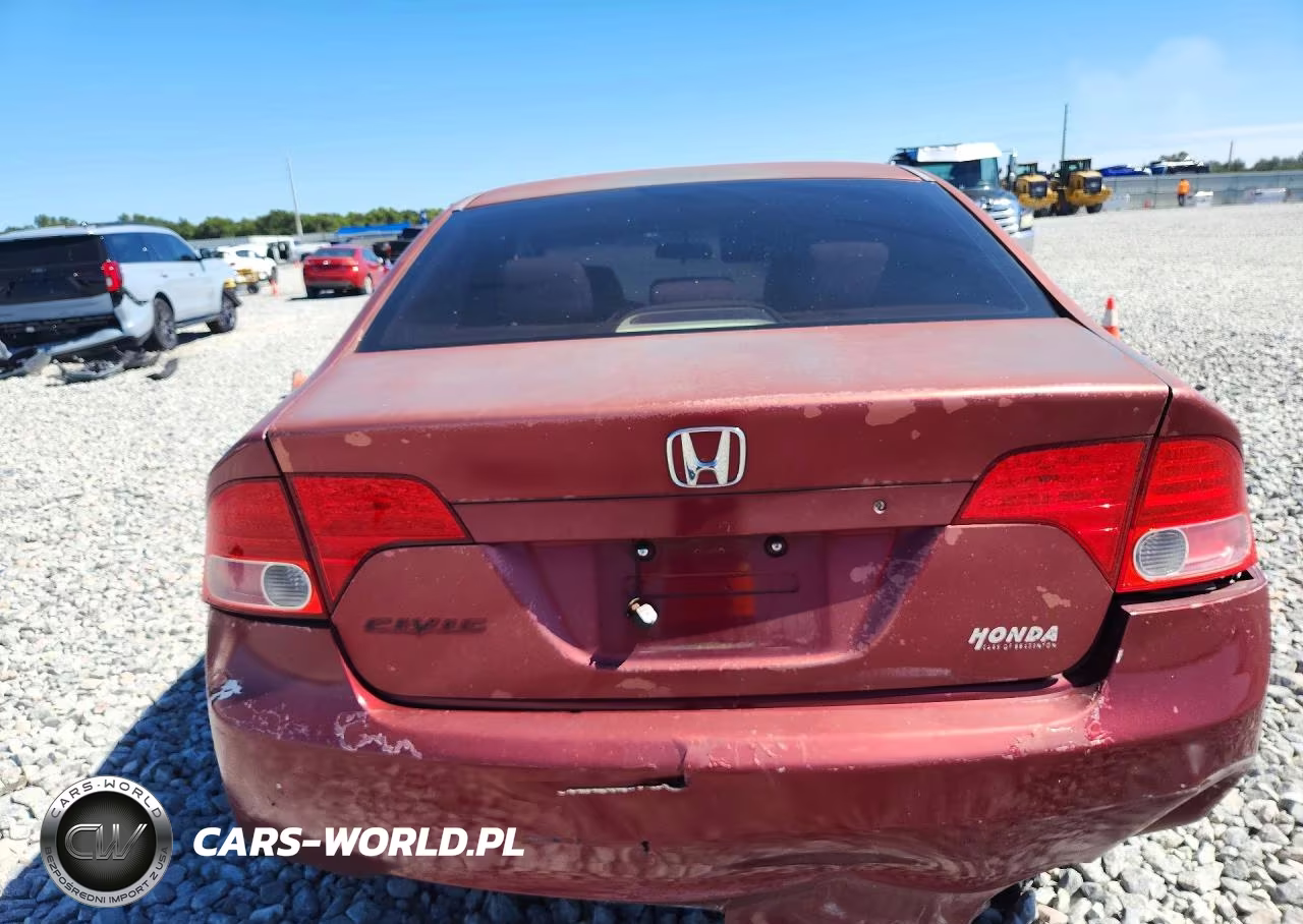 2008 Honda Civic Lx VIN:1HGFA16578L093188 - 6