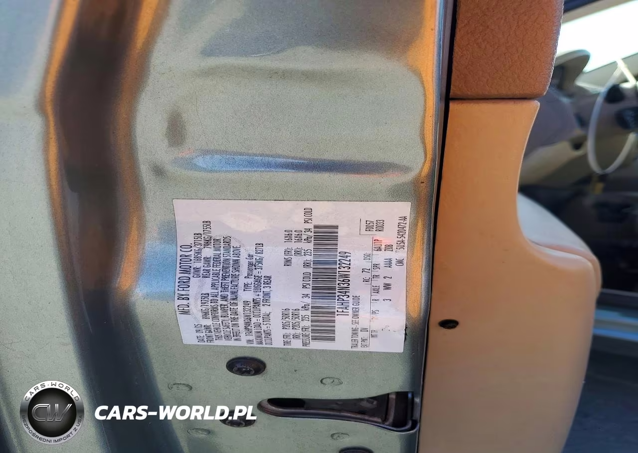 2006 Ford Focus Zx4 VIN:1FAHP34N36W132249 - 12