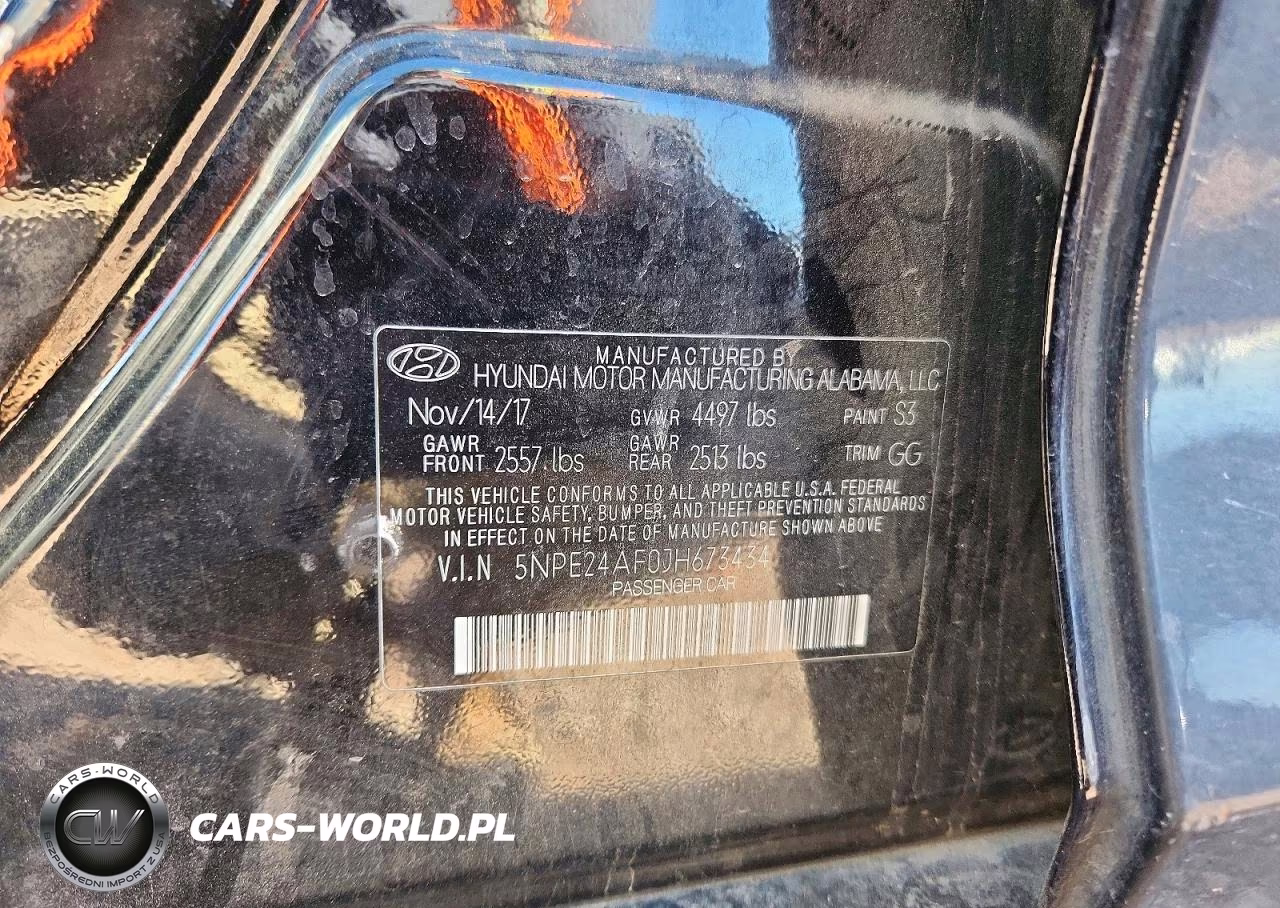 2018 Hyundai Sonata Se VIN:5NPE24AF0JH673434 - 12