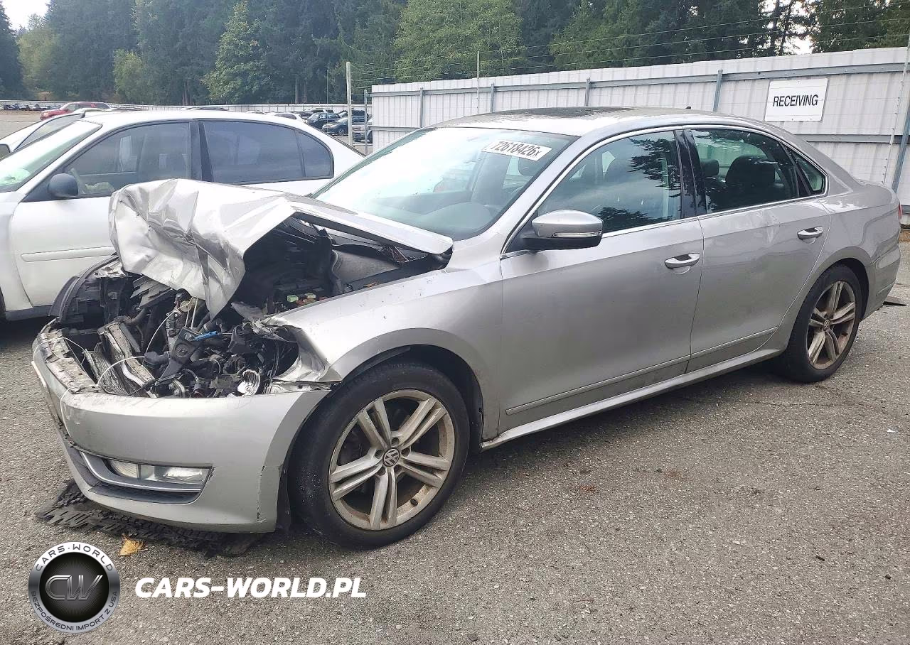 2013 Volkswagen Passat Sel VIN:1VWCN7A33DC065118 - 1
