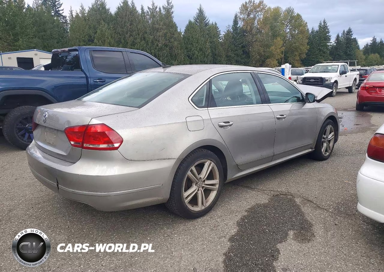 2013 Volkswagen Passat Sel VIN:1VWCN7A33DC065118 - 3