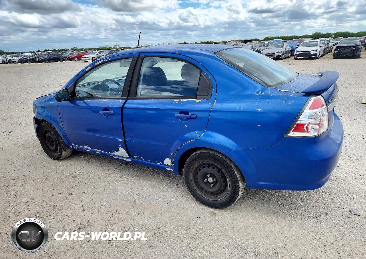 2009 Chevrolet Aveo Ls VIN:KL1TD56E09B626402 - 2