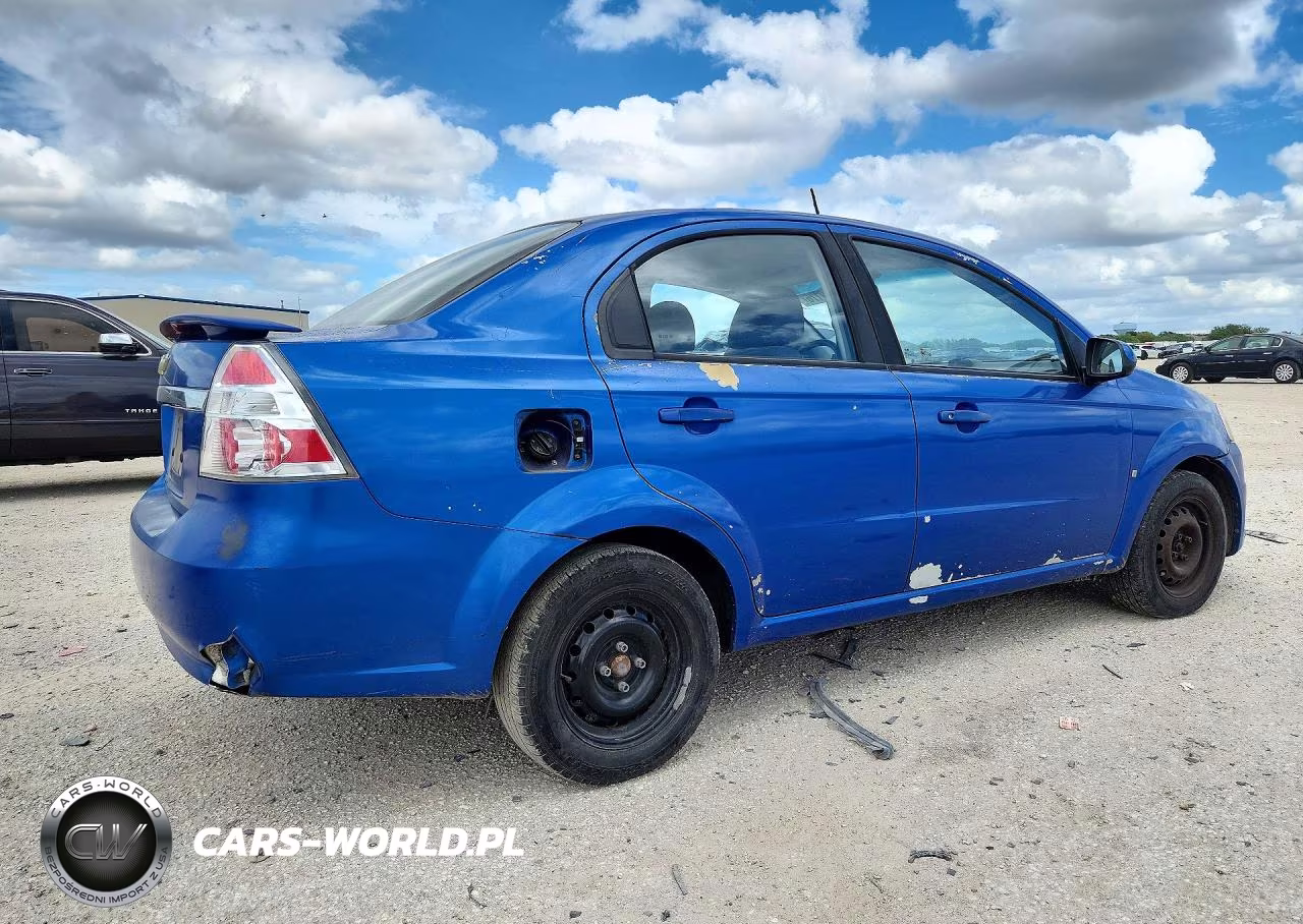 2009 Chevrolet Aveo Ls VIN:KL1TD56E09B626402 - 3
