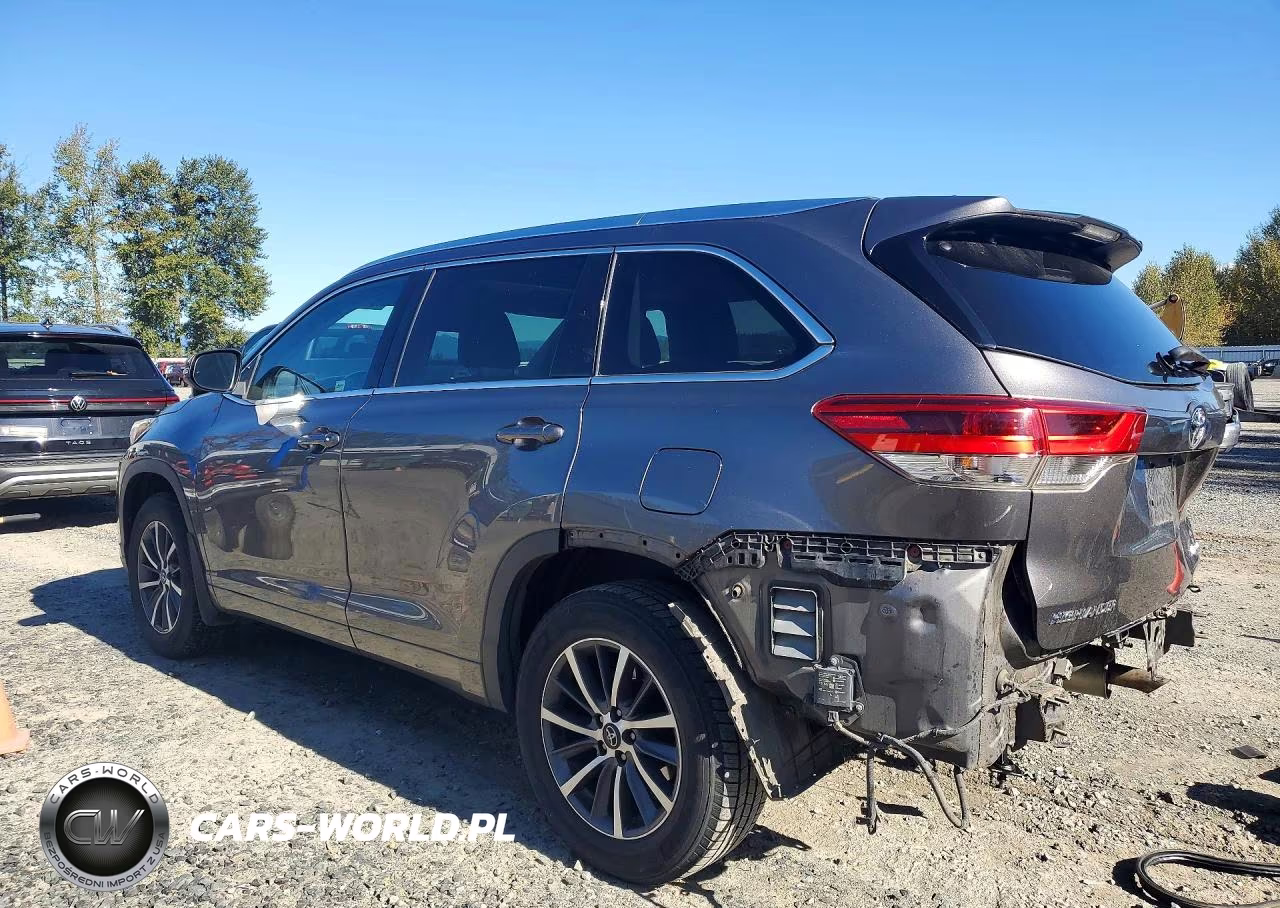 2017 Toyota Highlander Xle VIN:5TDJZRFH1HS511396 - 2