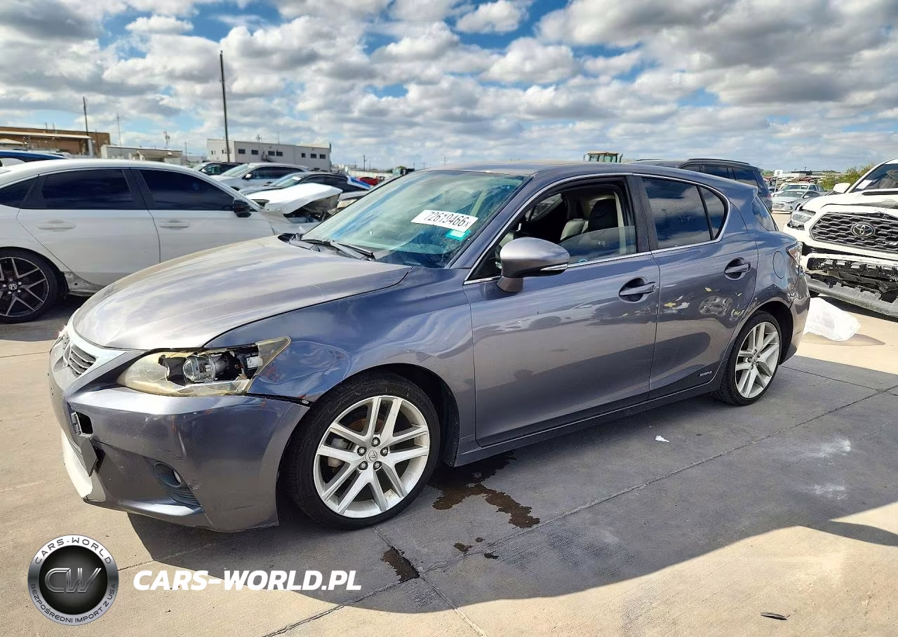 2014 Lexus Ct 200 VIN:JTHKD5BH4E2198878 - 1