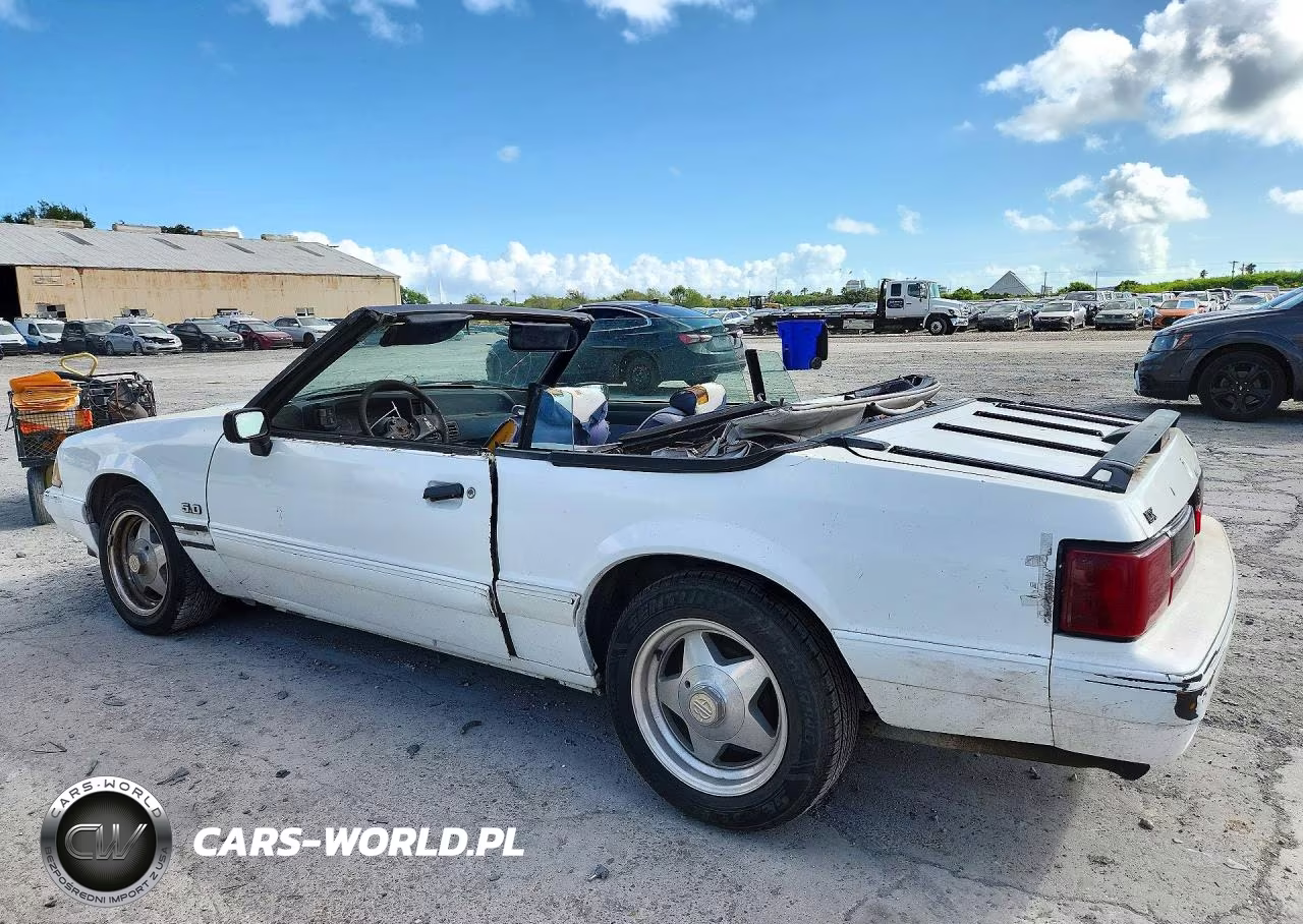 1989 Ford Mustang Lx VIN:1FABP44A7KF130586 - 2