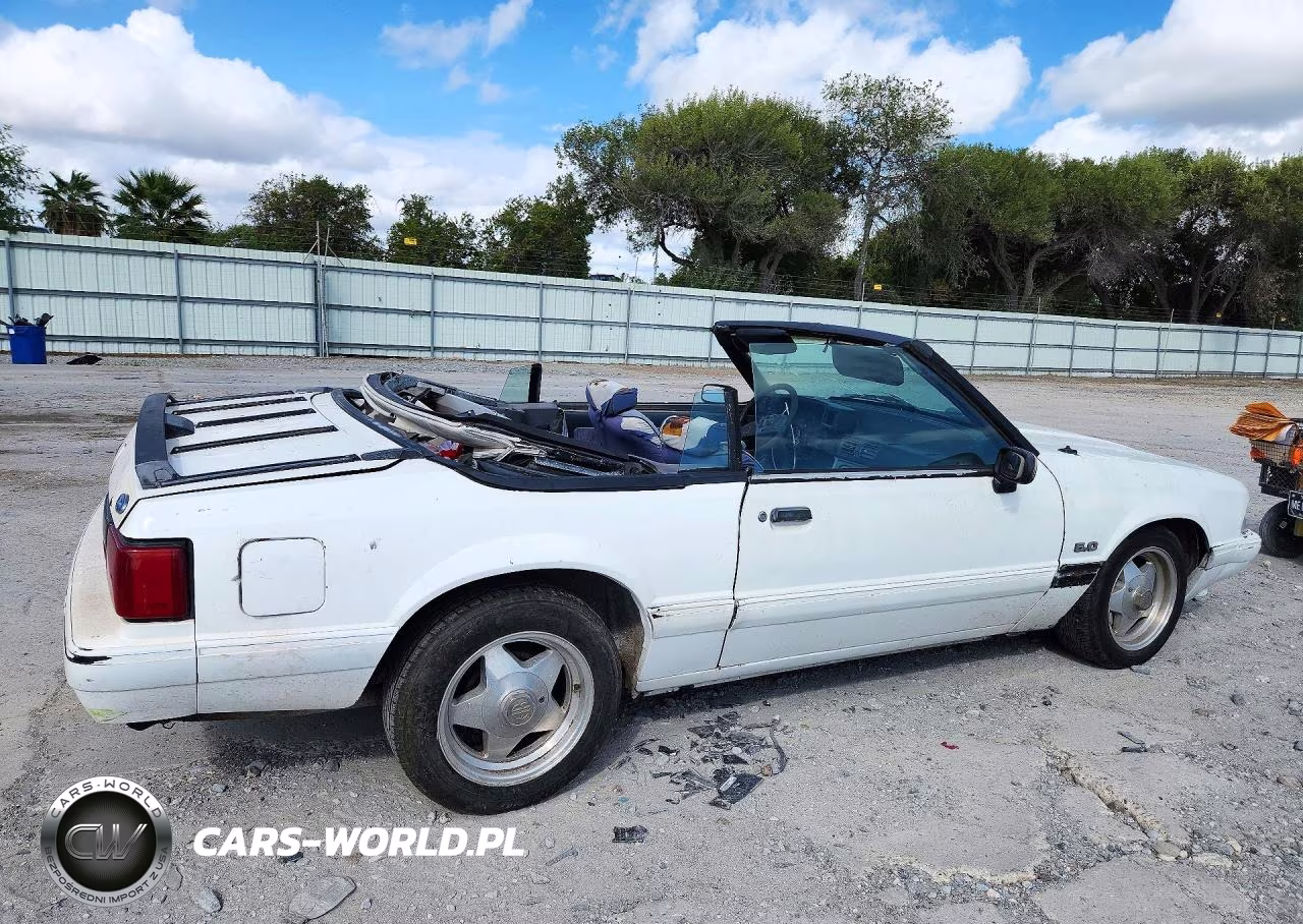 1989 Ford Mustang Lx VIN:1FABP44A7KF130586 - 3