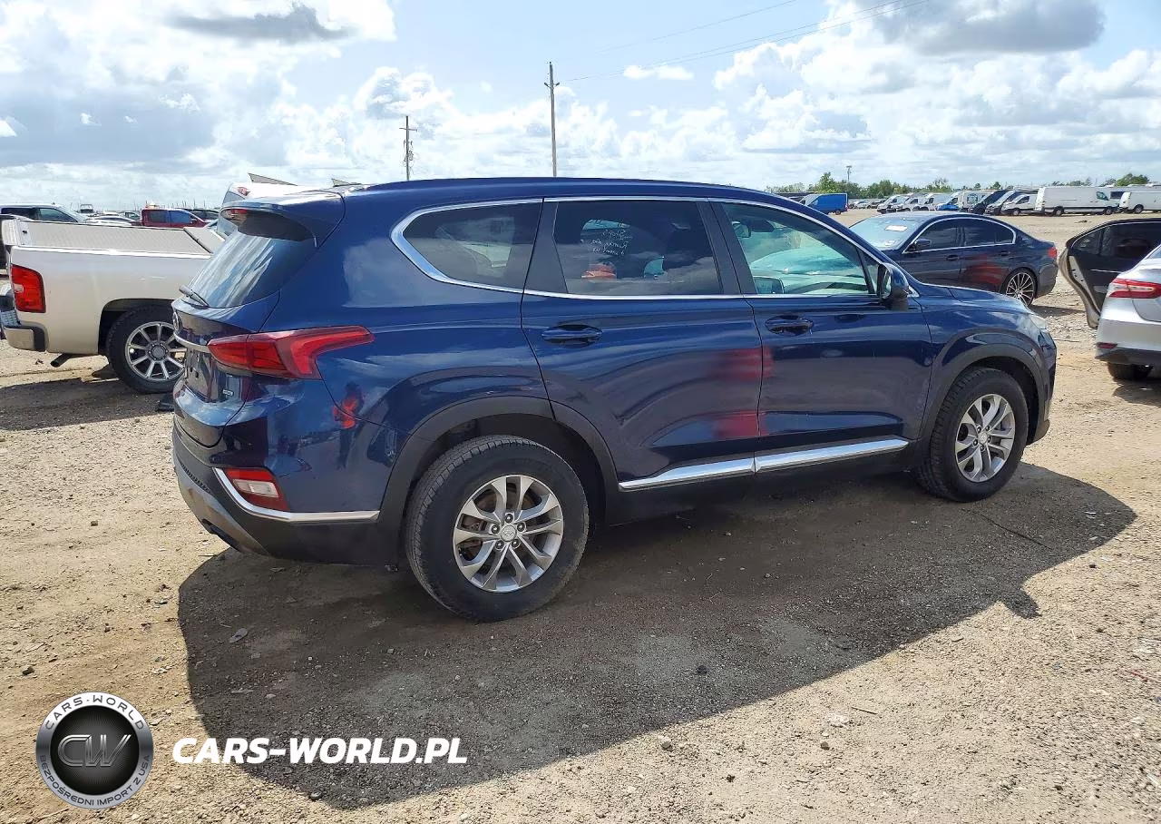 2019 Hyundai Santa Fe Se VIN:5NMS2CAD7KH128423 - 3