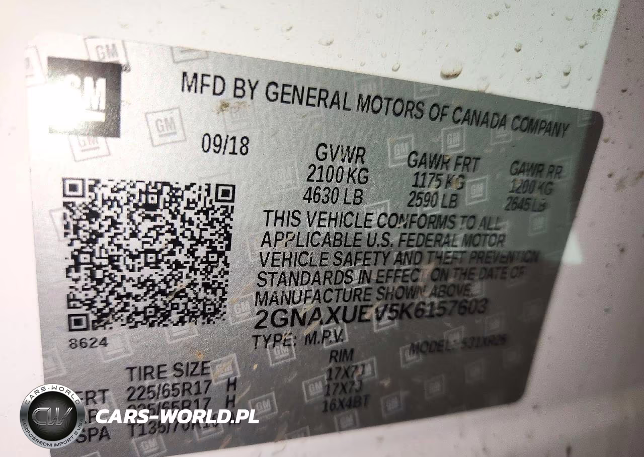 2019 Chevrolet Equinox Lt VIN:2GNAXUEV5K6157603 - 13