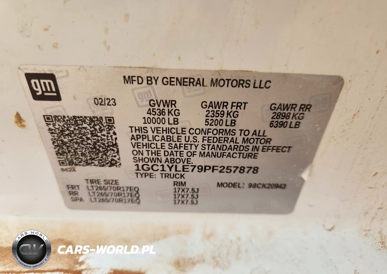 2023 Chevrolet Silverado K2500 Heavy Duty VIN:1GC1YLE79PF257878 - 12