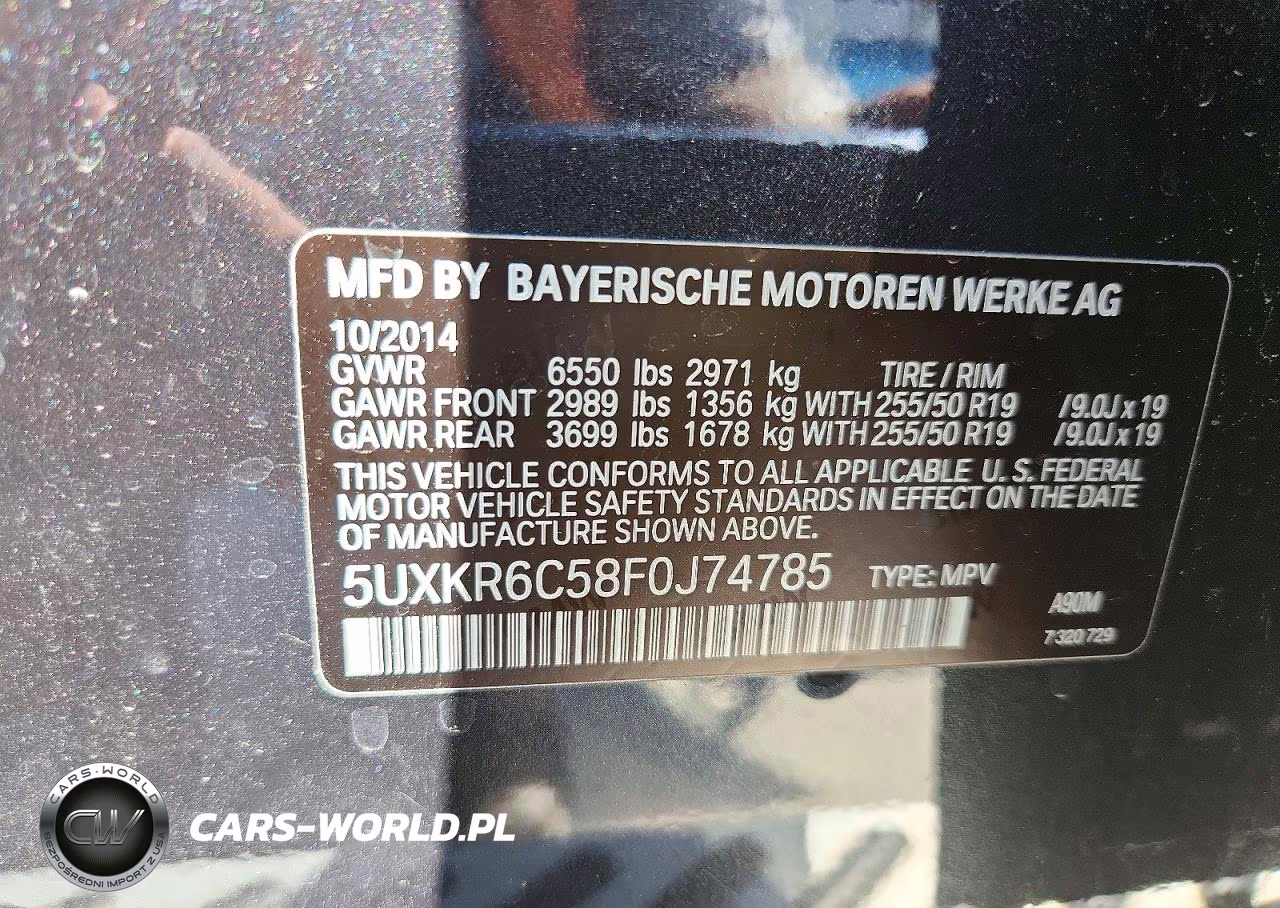 2015 BMW X5 xDrive50I VIN:5UXKR6C58F0J74785 - 13