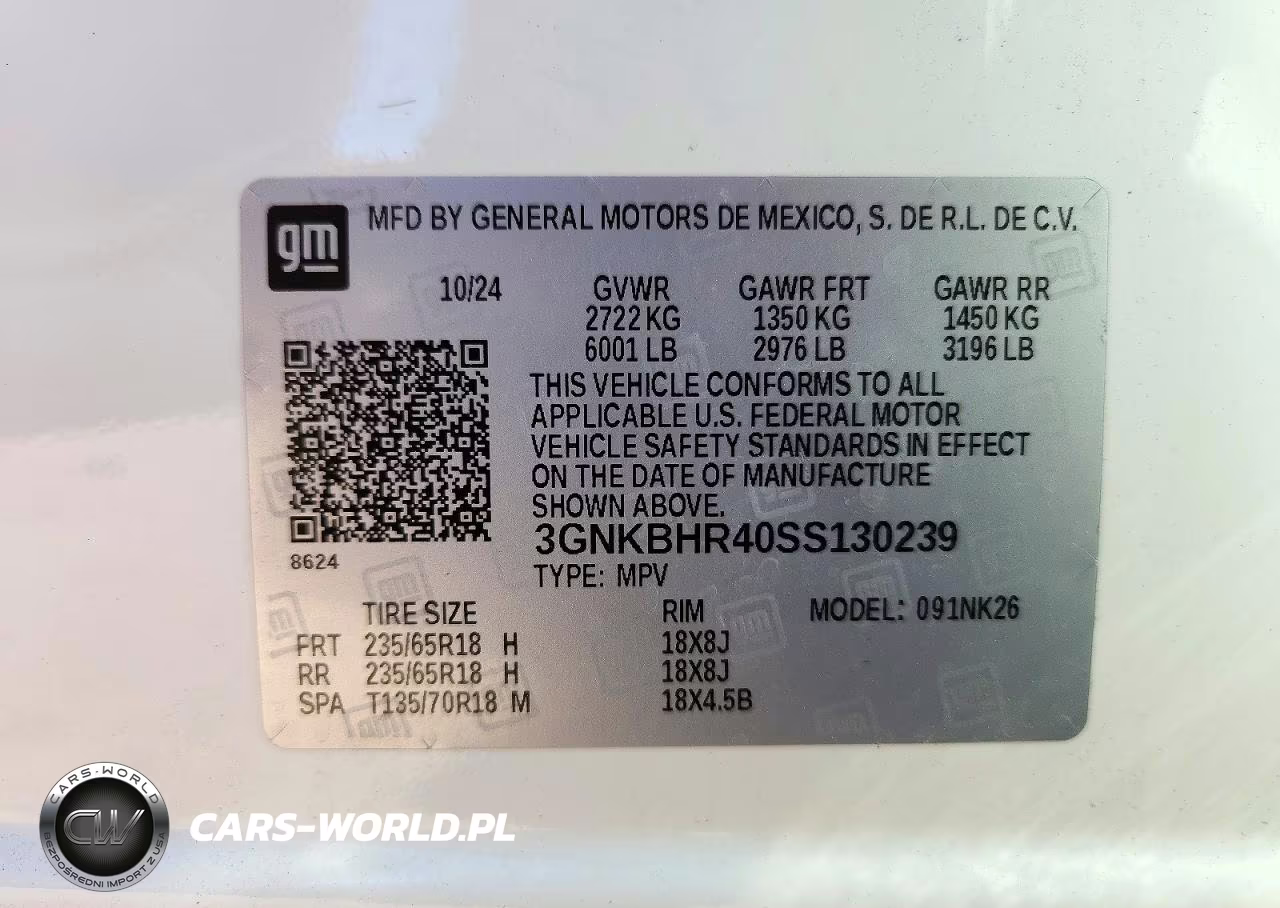 2025 Chevrolet Blazer 2Lt VIN:3GNKBHR40SS130239 - 14