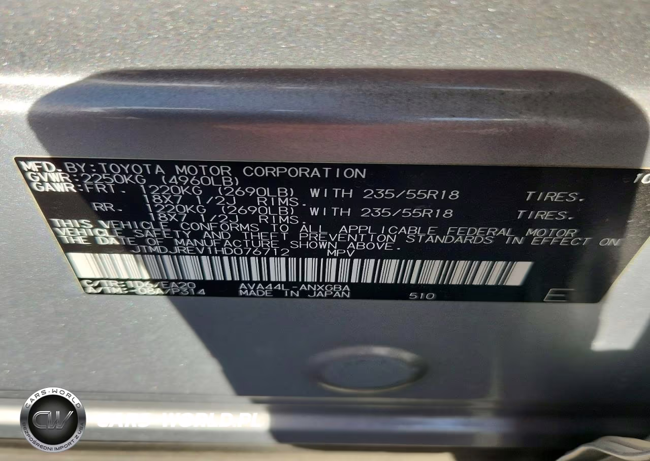 2017 Toyota Rav4 Hv Limited VIN:JTMDJREV1HD076712 - 13
