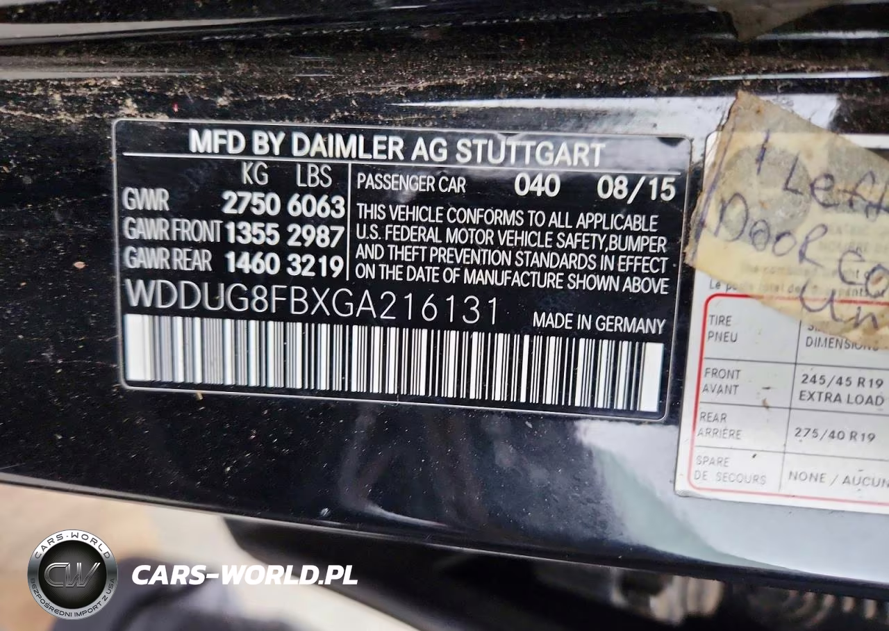 2016 Mercedes-Benz S 550 4Matic VIN:WDDUG8FBXGA216131 - 12