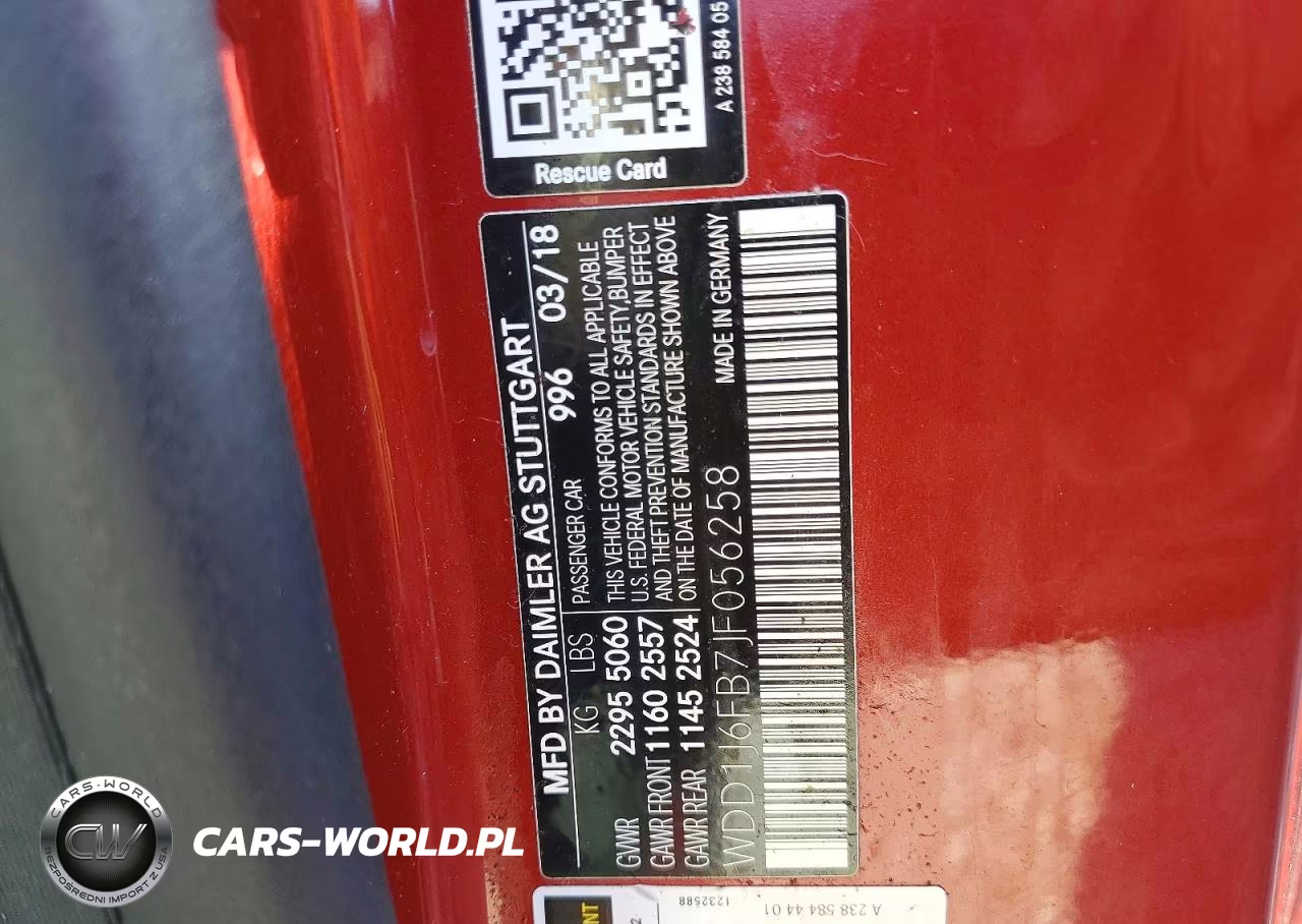 2018 Mercedes-Benz E 400 VIN:WDD1J6FB7JF056258 - 12